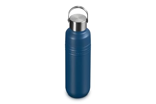 Image of Le Creuset Stainless Steel On The Go Water Bottle, 16 oz., Deep Teal