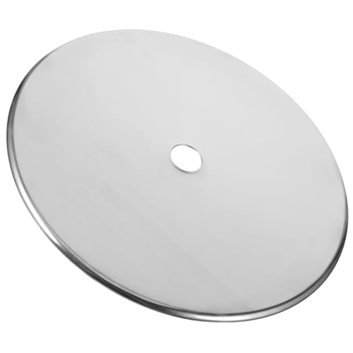 DECHOUS Anillo difusor de calor de acero inoxidable 32.8 cm para cocina inducción, adaptador universal para estufa y mesa de hot pot, diseño antidesbordamiento y fácil limpieza