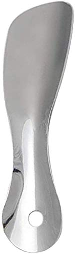 Image of 7 Inch Professional Strong Steel Plated Metal Shoe Horn (Silver)