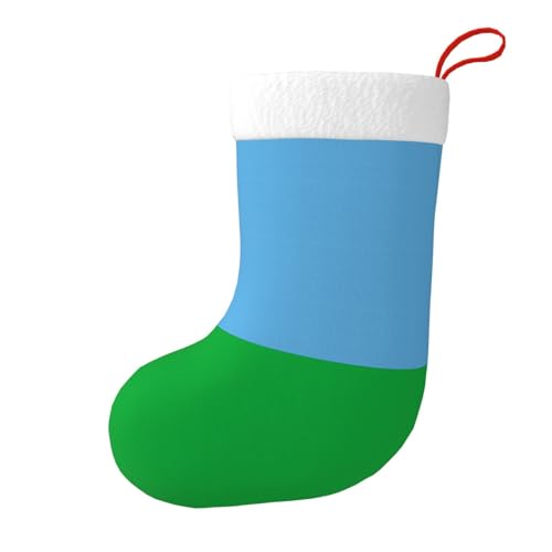 SMAZDFXX Chaussettes de Noël imprimées du drapeau de Djibouti, chaussettes décoratives pour les fêtes, à accrocher au sapin de Noël