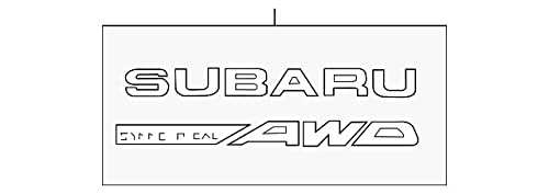 Image of Subaru Impreza WRX STI Rear Trunk Emblem Nameplate New 93079FJ050 Genuine OEM