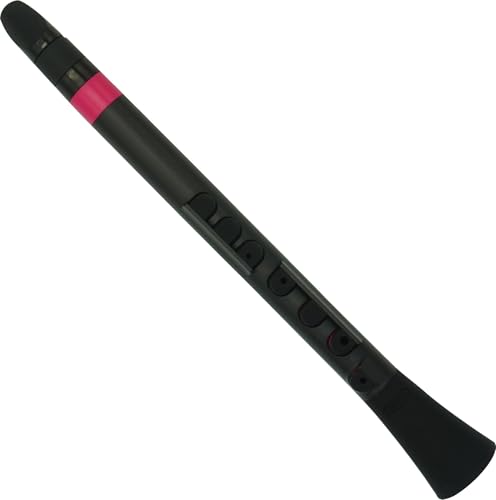 Nuvo Dood Kids Beginner Clarinet Instrument – Black/Pink, Single-Reed Synthetic Waterproof