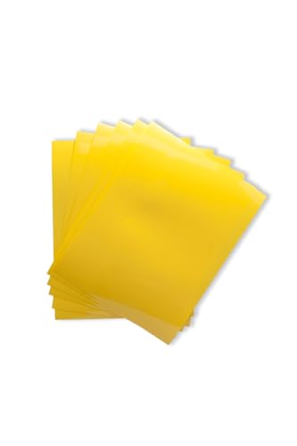 Image of Grafix Shrink Film, Yellow Opaque, 8.5 x 11 in, Pack of 50