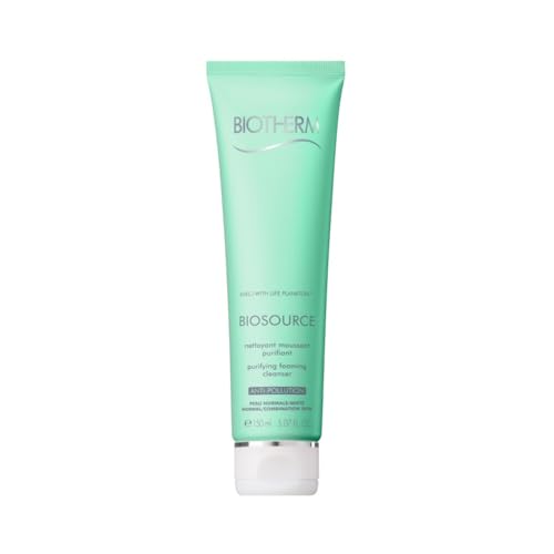 Biotherm, Biosource Gel Limpiador, Tonifica y Purifica, Enriquecido con Life Plankton y Zinc, Para Todo Tipo de Pieles, 150 ml