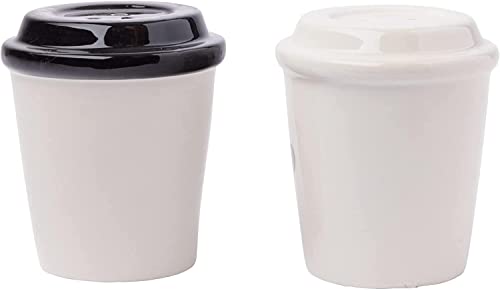 Silver Buffalo Friends Central Perk To-Go Cups Ceramic Salt and Pepper Shaker