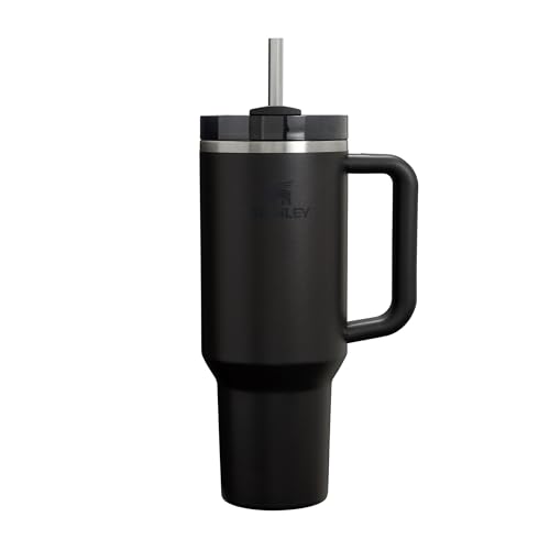 Stanley 1913 Quencher H2.0 FlowState Tumbler 1.2L - Termo Conserva el Frío 11 Horas - Helada Durante 48 Horas - Botella Agua Acero Inoxidable - Taza Termica - Vaso Termico Sin BPA - Black 2.0