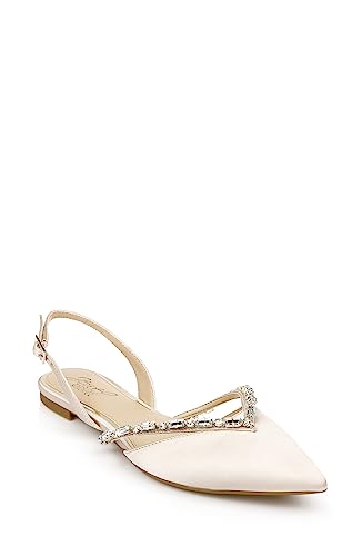 Jewel Badgley Mischka Camden Pointed Flat2