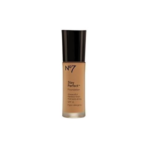 No7 Stay Perfect Liquid Foundation in Honey Cover