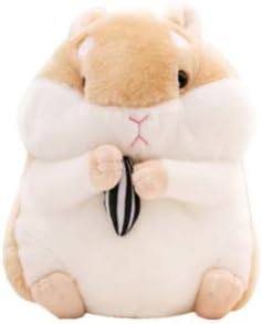 Toddmomy 1pc Hamster Plush Toy Hamster Teddy Plush Animal Toys Stuffed Animals for Girls Boys Gifts (Brown)