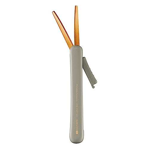 コクヨ(KOKUYO) はさみ コンパクト 携帯ハサミME チタン・グルーレス刃 ダスティオリーブ KME-PSPT320MG