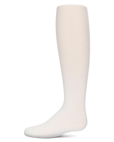 MeMoi Girls' Diamond Semi Opaque Nylon Tights3
