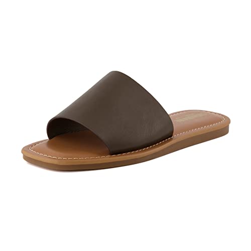 CUSHIONAIRE Women's Spicy slide Sandal with Memory Foam