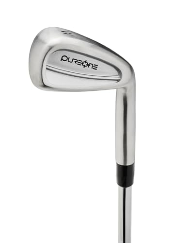 The Wedge By Pureone Golf – Golf Wedge Swing Trainer With 50% Smaller Clubface | Short Game Training Aid For Crisp Contact, Better Feel &Amp; Lag | Tempo Trainer With True Temper Steel Shaft