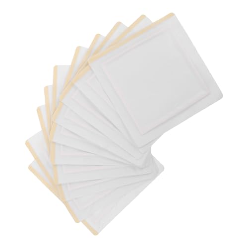 COLLBATH 10 Parches Desechables de Aceite de Ricino Autoadhesivos, Alta Absorción Antifugas para Masaje Corporal, Envoltura Portátil para Vientre y Pies, Cuidado Personal en Casa y Viajes