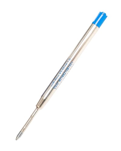 ONLINE 40083/3 Soft-Flow Kugelschreiber Ersatzmine, Großraum Mine mitSpezial-Soft-Paste,StrichstärkeM(medium),dokumentenecht,1Stück,Kugelschreibermineinblau