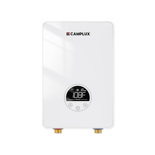 CAMPLUX Tankless Water Heater Electric 110~120V...