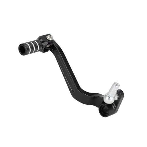 ENLIGMA Motorrad Schalthebel Motorrad CNC 6063 Aluminium Schalthebel Schaltpedal Hebel Für Kawasaki KLX140 08-23 KLX140G 17-23 Schalthebelpedal(Zwart)