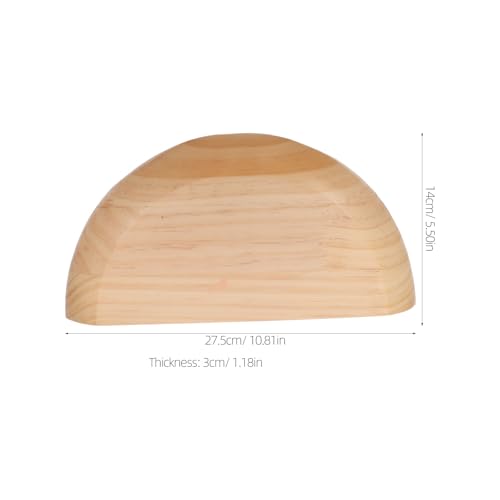 Étagère murale en bois flottante marron style champêtre rustique - 4