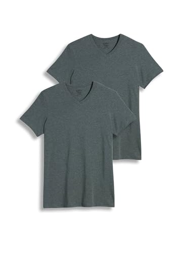Image of Jockey Men's Undershirt Slim Fit Cotton Stretch V-Neck Undershirt - 2 Pack