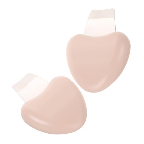 WEKADRIN 2pezzi Strumento Per Rimozione Comedoni Acciaio Inossidabile Con Design Cuore Spatola Per Pulizia Viso Scraper Per Pori e Cura Della Strumento Per Rimozione Di Punti Neri e Acne