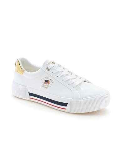 Image of U.S. Polo ASSN. Lizzie 3.0 Off White Chunky Sneaker Shoes