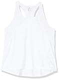 camiseta nike running masculina Slim fit NIKE W NK Run Tank Camiseta sin Mangas, Mujer, White/White/Reflective silv, XL