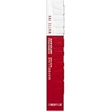 Maybelline New York Tinta Labbra a Lunga Durata, Effetto Matte e Colore Intenso, Tenuta fino a 16 Ore, No Transfer e Senza Sbavature, SuperStay Matte Ink, Tonalità: Pioneer (20), 5 ml