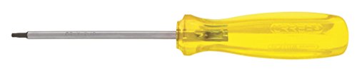 Urrea 9315W T15 Torx Tip Round Shank Amber Screwdriver #TOP7