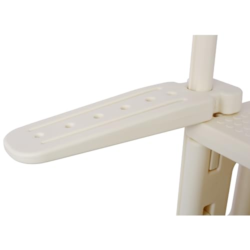 Escalera para piscina elevada de 4 pasos con barandillas miniatura 7