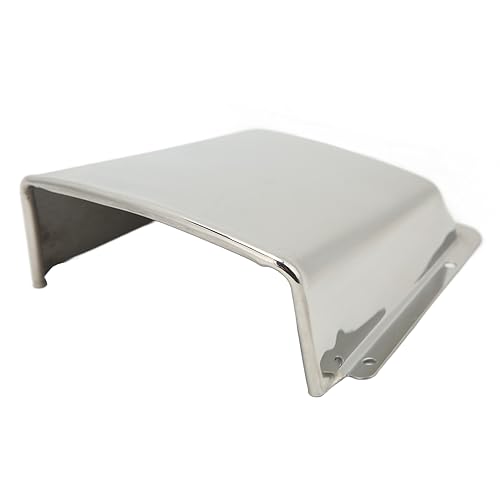 Pilipane - Couvercle D'aération De Bateau, Prise D'air Marine Solide En Acier Inoxydable Et Couvercle De Ventilateur De Capot Avec Base En Nylon, Couvercle D'aération Marin En Acier Inoxydable 304 Avec Base En N
