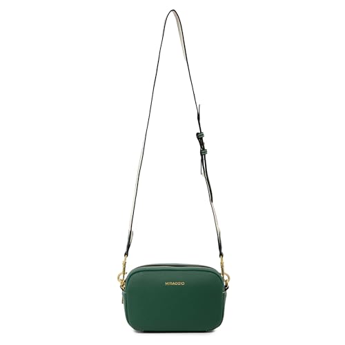 Image of Miraggio Beck Crossbody Bag With Adjustable & Detachable Wide Sling Strap | Solid Sling Bag