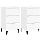 Farbe: Weiß; Material: Spanplatte, Metall; Abmessungen: 40 x 35 x 69 cm (B x T x H)