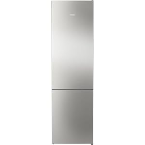 Siemens KG39N2IAF Vrijstaande koel-vriescombinatie iQ300, vrijstaande koelcombinatie met vriesbereik onder 203 x 60 cm, 260 l koelen, 103 l vriezen, noFrost, hyperFresh, ledverlichting, roestvrij
