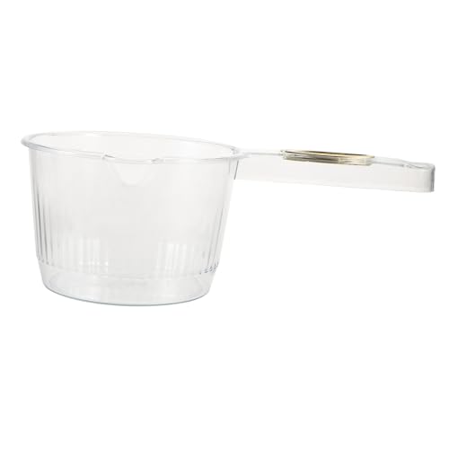 Cabilock cucharón de agua trapeador y balde cuchara de agua bath ducha cucharón para hotel cucharón ergonómico cucharas de agua caseras cucharón de mango cucharón de riego la mascota