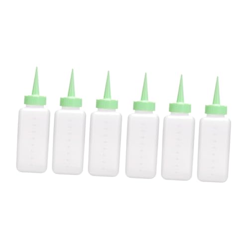 Shamiina ヘアダイアプリケーター シャンプーボトル バス用品 使いやすいヘアカラーボトル 家庭用 理髪店用 洗髪ボトル, 緑, 小さい