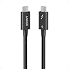 Anker Thunderbolt 4 Kabel, 8K/4K Display, 40 Gbit/s Datentransfer, 240W USB-C Ladekabel, kompatibel mit iPhone 16/15, USB-C MacBooks, iPad Pro, Hubs, Docks, Thunderbolt 4-zertifiziert