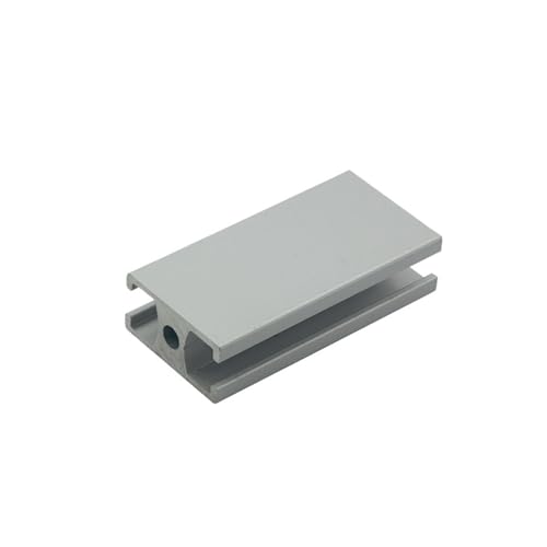 Guide linéaire 1530 en aluminium argenté 1000mm lot de 2 rails pour meuble