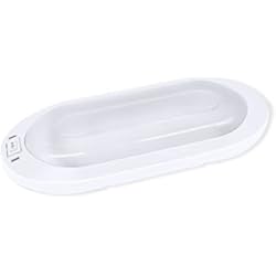 Luces Led Para Carro Interior Facon Luces LED de 12 V con Interruptor de Encendido/Apagado, 3400 K, luz Blanca cálida de 12 V, luz Interior de Caravana para Autocaravana, Caravana, Furgoneta, Barco, Remolque, Marina
