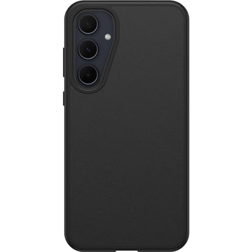 OtterBox Samsung Galaxy A35 Prefix Series Case BLACK, ultra-thin, pocket-friendly, raised edges protect camera & screen, wireless charging compatible