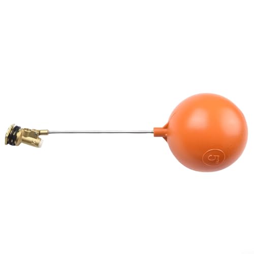 Valvola galleggiante per serbatoi d'acqua con robusto corpo in ottone e galleggiante in plastica (DN20)