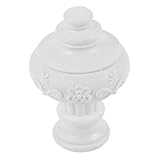 Embout de tringle à rideau décoratif : fabriqué à partir d'un matériau et robuste, cet embout de tringle à rideau est résistant à l'usure et pratique, embouts de rideau