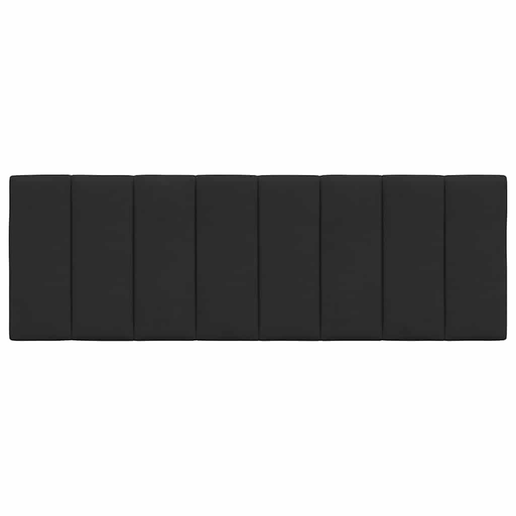 vidaXL Cuscino Testiera Hanko Nero 120 cm in Velluto