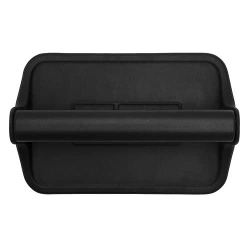 Weber Hamburgerpresse für Grillplatten, ideal für Smashburger, aus Gusseisen, mit wellendesign - verhindert anhaften - Schwarz (6785)