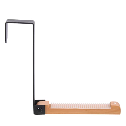 PRETYZOOM Over Door Hook Organizer Iron Back Door Hanger for Coats Hats Bags Nail Space Saving Storage for Home Organization