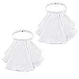 Ensemble deux pièces avantageux: comprend un jabot à volants amovible pour une polyvalence ou en cas de besoin. Ce lot de deux accessoires offre une utilisation prolongée pour plusieurs occasions costumées sans achats supplémentaires