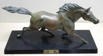 馬と戦士の置物 馬と戦士の置物 Amazon｜風水装飾品騎士馬の彫刻像飾り鎧グッズ