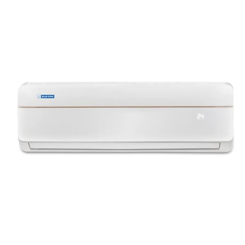 Image of Blue Star 1.5 Ton 2 Star Fixed Speed Split AC (Copper, Multi Sensors, Dust Filter, Smart Ready, Blue Fins, Self Diagnosis, 2026 Model, FB218VXU, White)