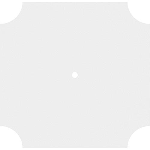 Image of Ekena Millwork CMP26LE-01000 Locke Architectural Grade PVC Contemporary Urethane Ceiling Medallions 26 inchOD x 1 inchID x 15 1 /2 inchC x 1 inchP