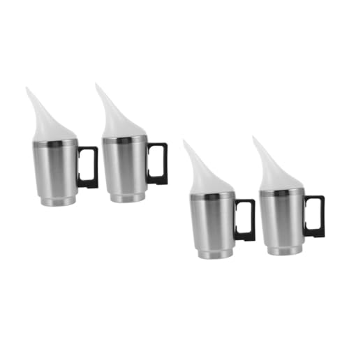 JECOMPRIS 2 Juegos Copa Antiniebla del Faro Piezas De Tuning Interior del Coche Reparación De Faros De Coche Equipo De Limpieza De Faros Pulimento De Faros Silver El Plastico 2 Piezas * 2