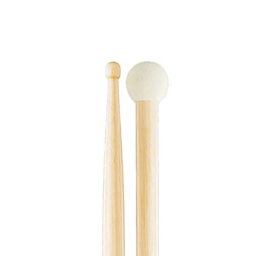 Baguettes multi-percussions ProMark SD5 pour alterner feutrine et olive en bois - 3
